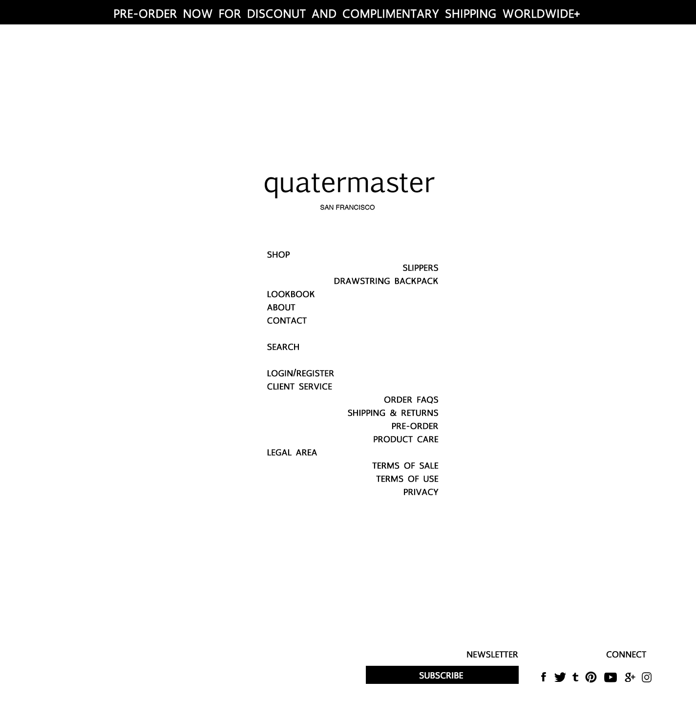 ผลงานเว็บไซต์ quatermastersf